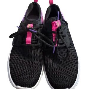 Skechers GOrun Fast™ - Valor sneakers black, purple & vibrant colors sz 6